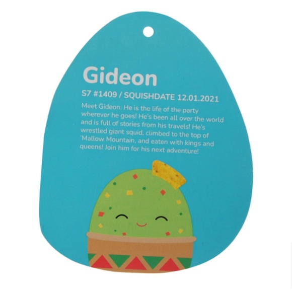 Brand New Squishmallows Gideon The Guacamole Stuffed Plushies + Free Gift - Picture 4 of 4